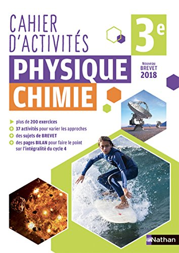 Cahier d'activit&eacute;s 4e Cycle 3e Physique Chimie