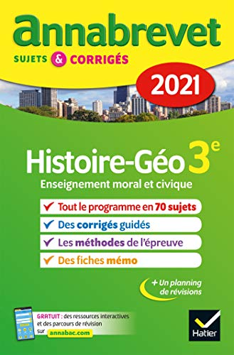 Histoire g&eacute;o, enseignement moral et civique 3e / 2021