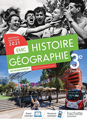 Histoire g&eacute;ographie EMC- 3e - hachette