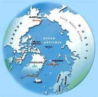 L'Arctique vu du pole Nord. Source : http://www.mondialisation.ca/l-or-noir-de-la-blanche-arctique-le-p-trole-est-arriv-plus-t-t-que-pr-vu/20898